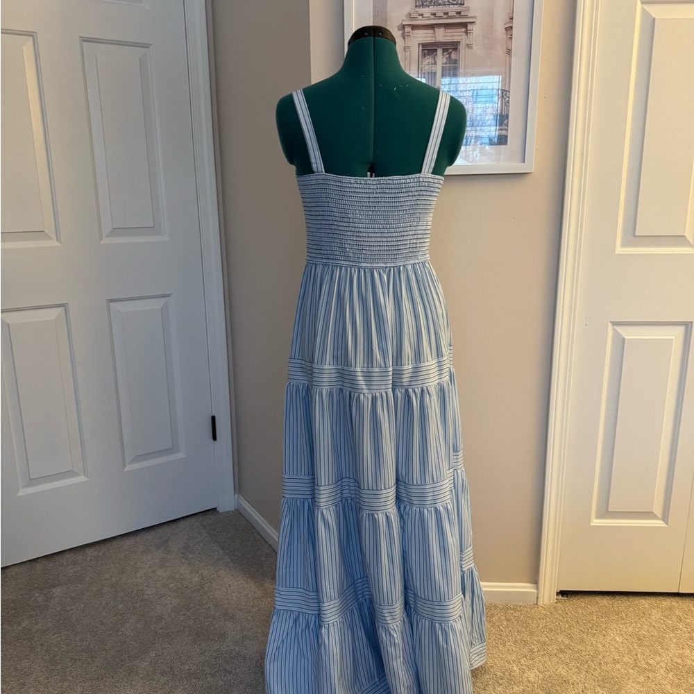 Commense Light Blue Striped Maxi Dress - Picture 3 of 8